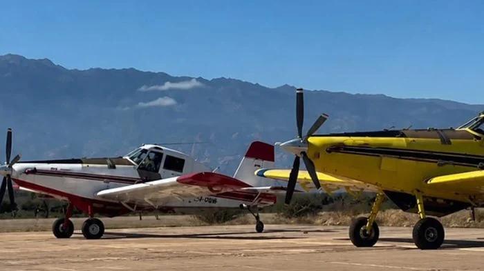 INCENDIO FORESTAL EN GUANCHÍN: FRONTE NORTE Y ESTE CONTROLADOS