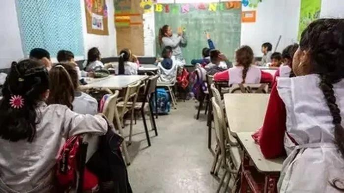Regreso a clases en la escuela Merceditas de San Martín