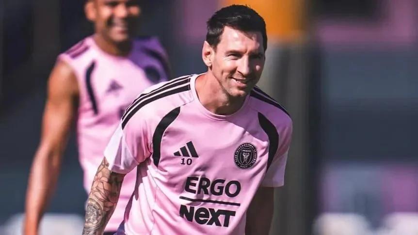 MESSI VUELVE A LOS ENTRENAMIENTOS CON INTER MIAMI