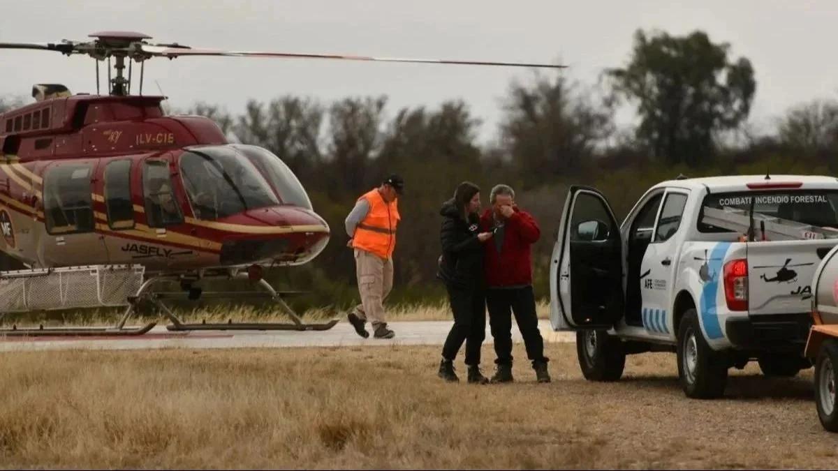 RESCATE DEL HELICÓPTERO EN SAN JUAN