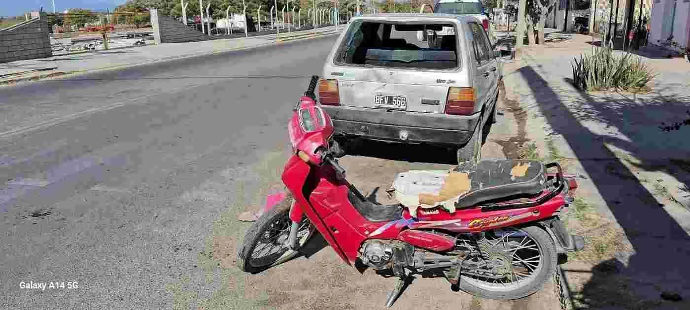 ACCIDENTE DE MOTO EN AVENIDA JUAN B. ALBERDI