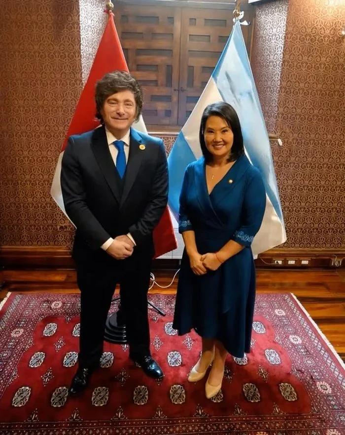 MILEI Y FUJIMORI SE REUNIERON EN LIMA