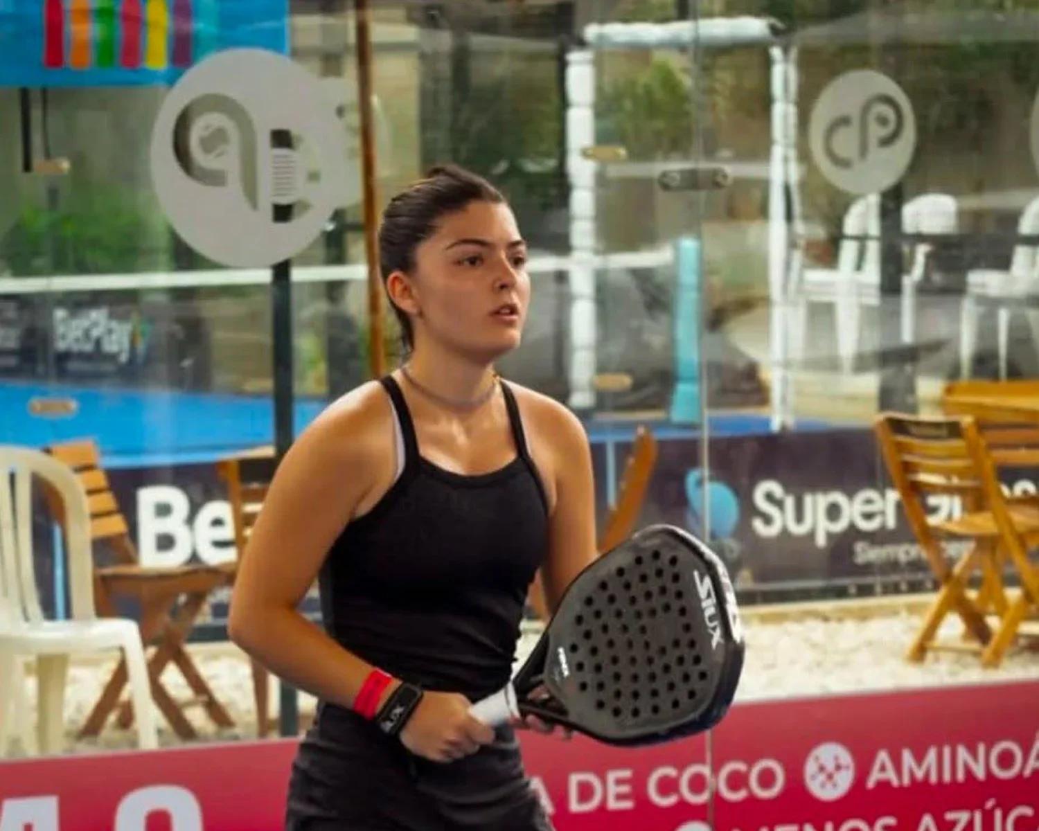 Valentina Videla: el salto de calidad de la riojana en el pádel colombiano