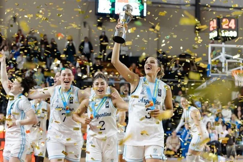 Argentina volvió a reinar en el básquet femenino y conquistó su cuarto Sudameric