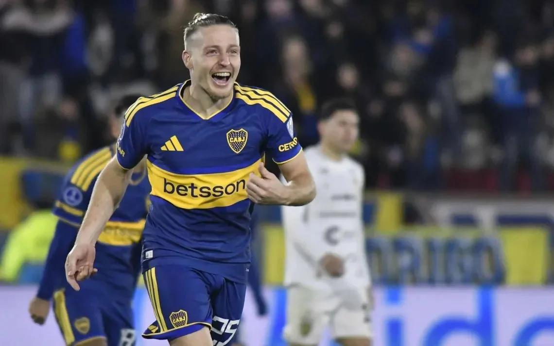 Boca remontó y se floreó ante Recoleta por los octavos de la Copa Sudamericana 2