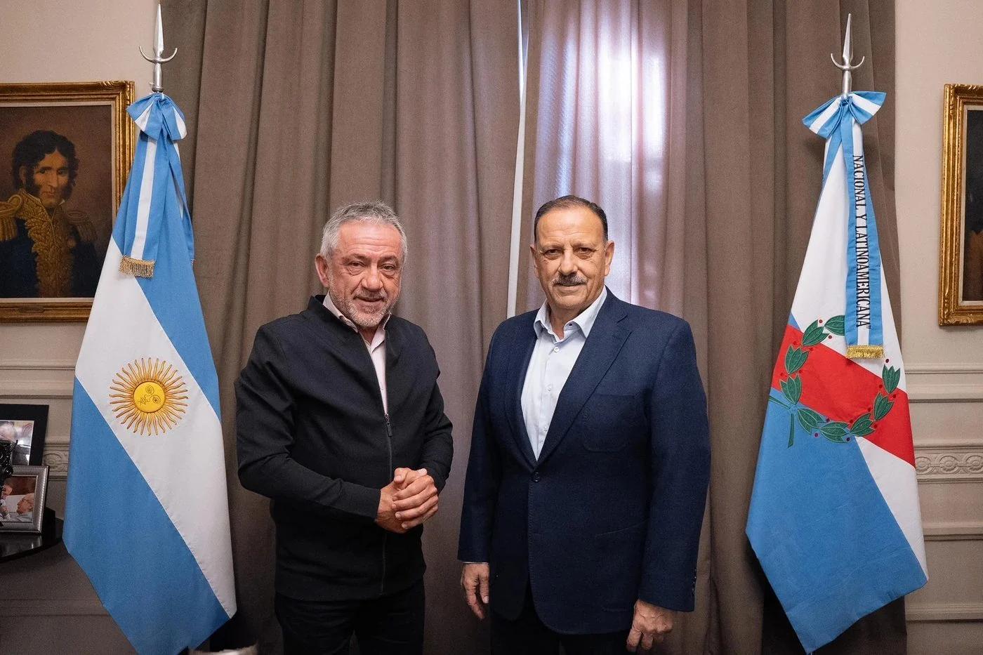 Ricardo Quintela y Armando Molina coordinan obras para la Capital