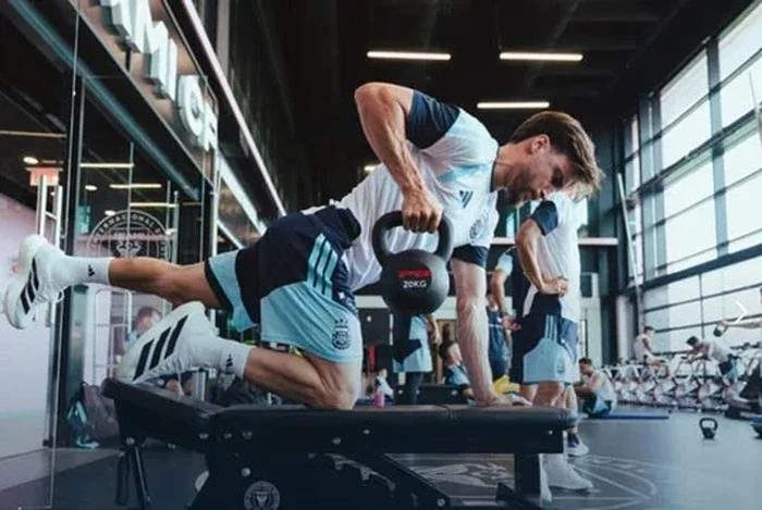 LA SELECCIÓN SE PREPARA PARA EGIPTO EN EL GIMNASIO