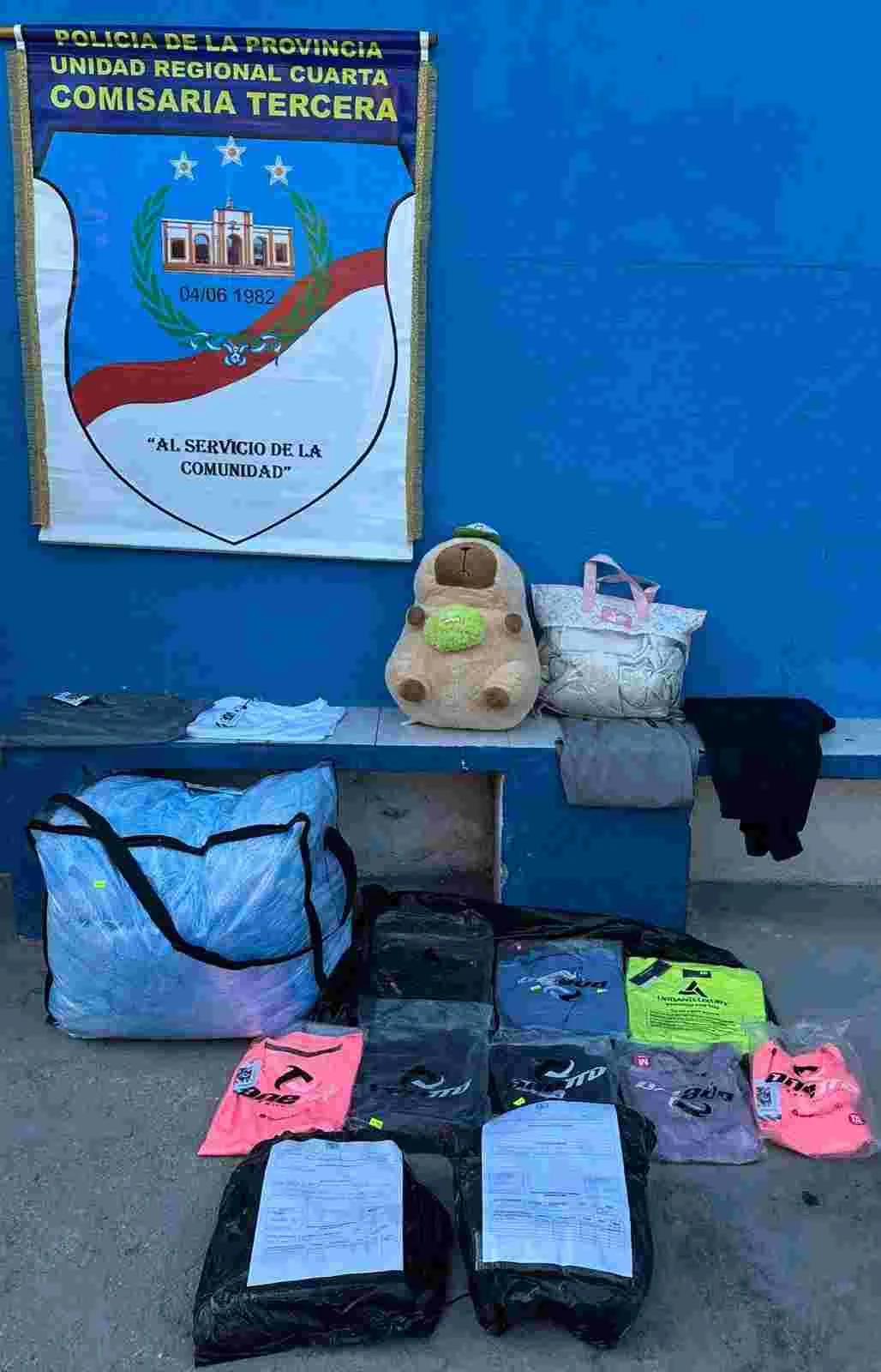 RECUPERAN OBJETOS ROBADOS EN BARRIO 1° DE DICIEMBRE