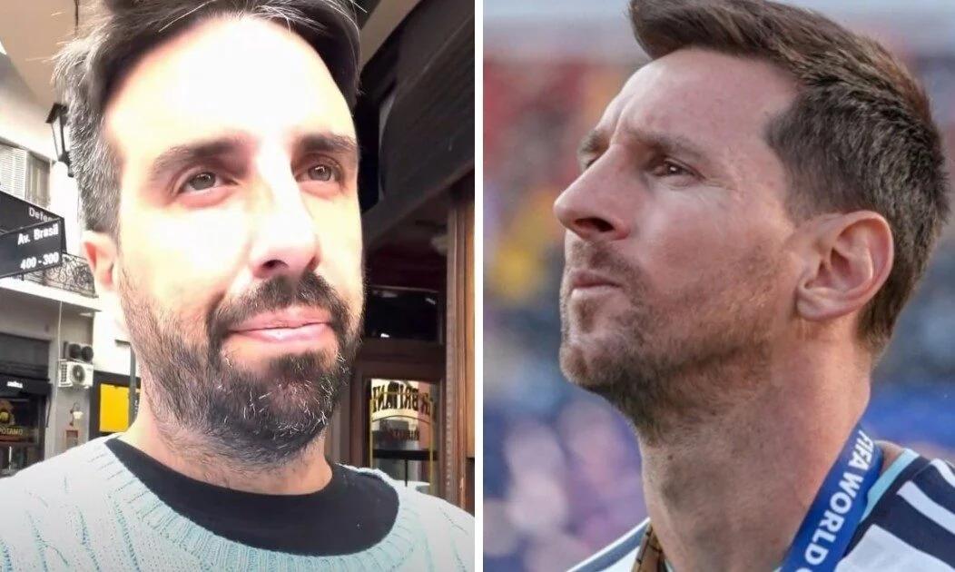 "¡Qué boludo!": la fuerte reflexión de Flavio Azzaro luego de que Messi anunciar