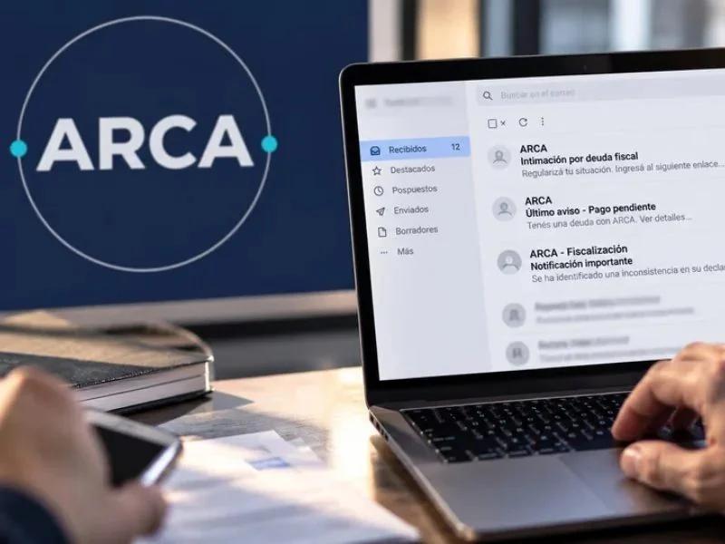 Alerta por correos electrónicos falsos que suplantan a ARCA