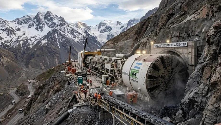 Así funcionará la tuneladora que perforará la cordillera